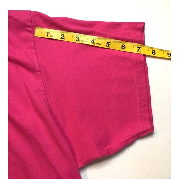 FRUIT OF THE LOOM-MENS 100%COTTON PINK SHORT SLEEVE CREW NECK T-SHIRT SIZE LARGE - Picture 4 of 6